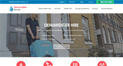Desktop Screenshot of dehumidifier-rental.co.uk